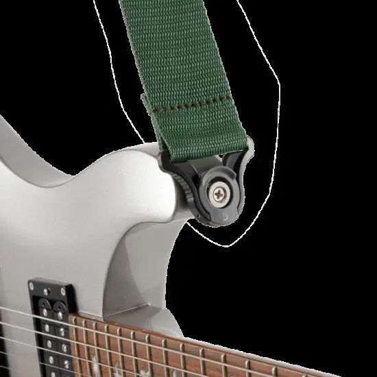 Daddario CORREIA GUITARRA PWSAL407 Auto Lock Green