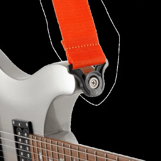 Daddario CORREIA GUITARRA PWSAL404 Auto Lock Orange