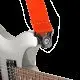 Daddario CORREIA GUITARRA PWSAL404 Auto Lock Orange
