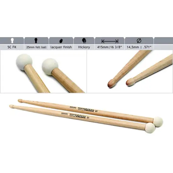 Rohema PAR BAQUETAS Kombisticks 5C FK