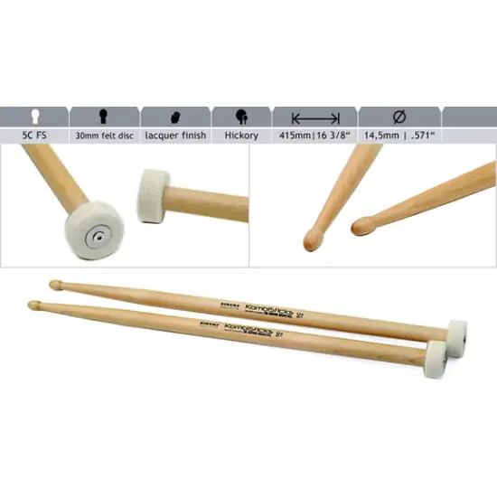 Rohema PAR BAQUETAS Kombisticks 5C FS