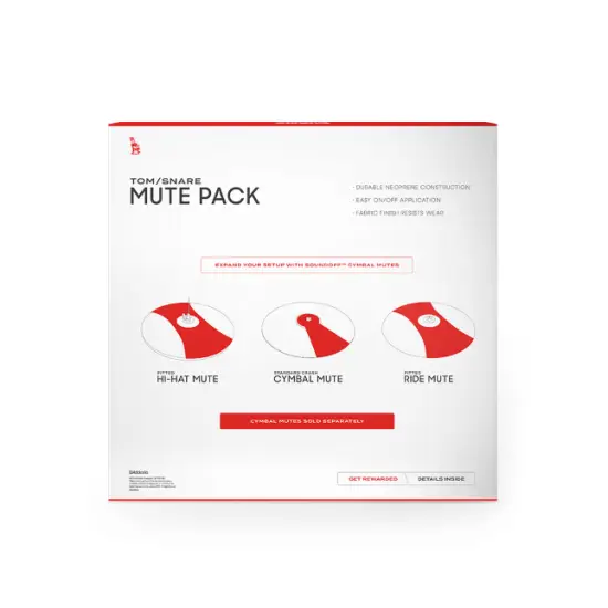Evans SO 0244 SoundOff Drum Mute Fusion Pack