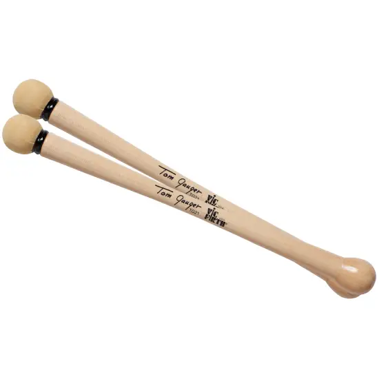 Vic Firth PAR MACETAS BOMBO TG21 Tom Gauger Chamois/Wood