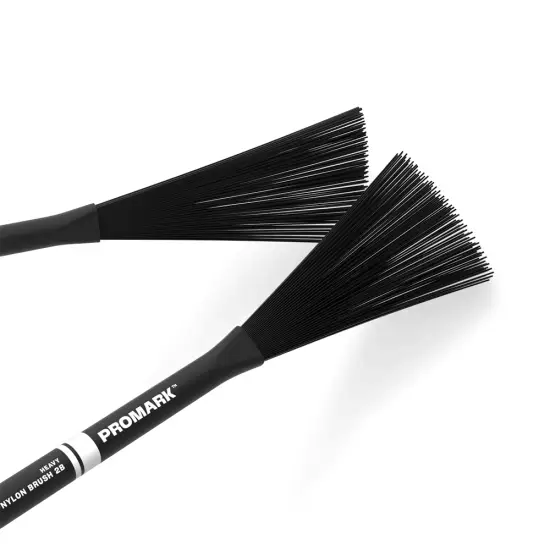 Pro Mark PAR VASSOURAS Heavy Nylon Brush 2B PMNB2B Black
