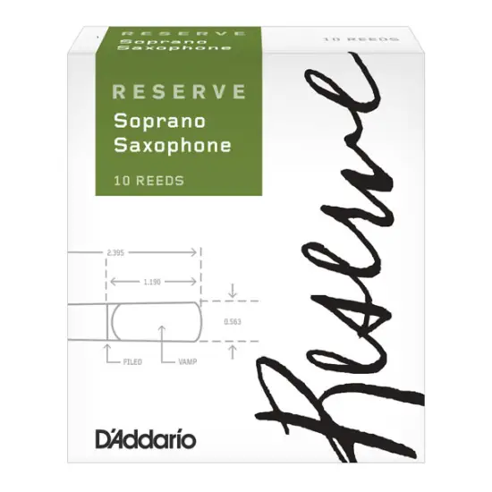 Daddario Reserve Saxofone Soprano 3.5 (10 Un)