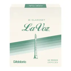 Daddario La Voz Clarinete Bb Medium Soft (10 Un)