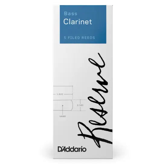Daddario Reserve Clarinete Baixo 3.0+ (5 Un)