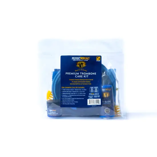 Music Nomad KIT MANUTENÇÃO TROMBONE Premium Trombone Cleaning & Care Kit MN771