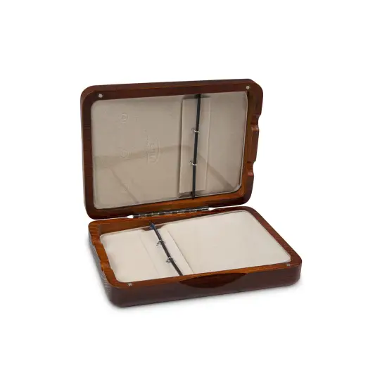 Gewa Porta Palhetas Saxofone Tenor Madeira Castanha
