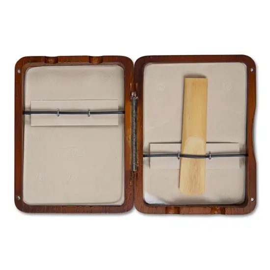Gewa Porta Palhetas Saxofone Tenor Madeira Castanha