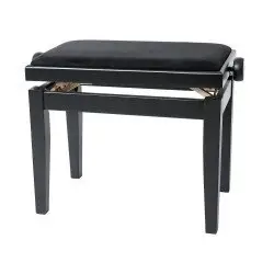 GewaPure BANCO PIANO REGULAVEL Deluxe Preto Matte