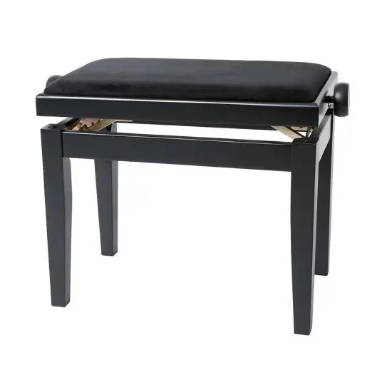 GewaPure BANCO PIANO REGULAVEL Deluxe Preto Matte
