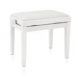 BANCO PIANO Regulável Branco Matte PB007