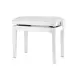 Gewa BANCO PIANO Deluxe Vinil Branco Brilhante