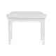 Gewa BANCO PIANO Deluxe Vinil Branco Brilhante