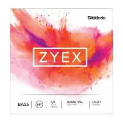Daddario SET CORDAS CONTRABAIXO 3/4 Zyex DZ610