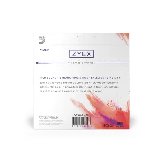 Daddario SET CORDAS VIOLINO 4/4 Zyex DZ310S