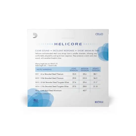Daddario CORDA VIOLONCELO 4/4 Helicore H511 (A   Lá)