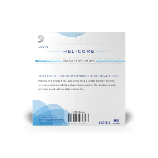 Daddario SET CORDAS VIOLINO 4/4 Helicore Octave H350 Medium Tension
