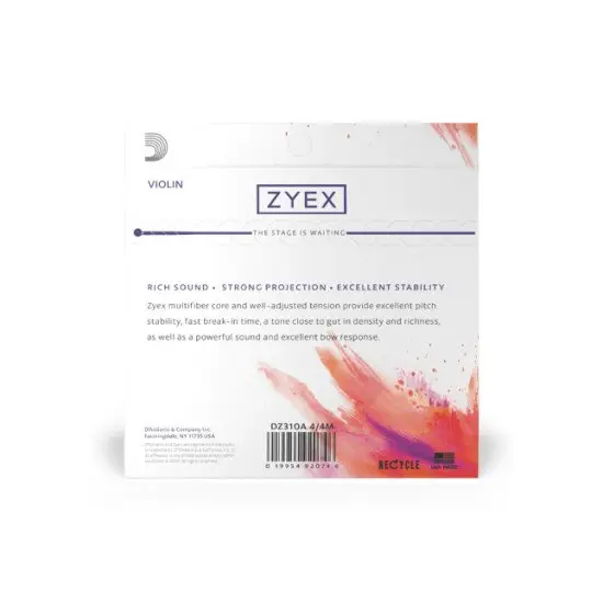 Daddario CORDA VIOLINO 4/4 Zyex Medium Tension (A   Lá)