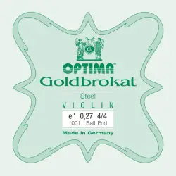 Optima CORDA VIOLINO 4/4 Optima Goldbrokat Steel Ball end (E   Mi)