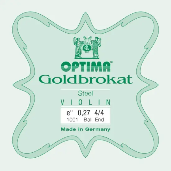 Optima CORDA VIOLINO 4/4 Optima Goldbrokat Steel Ball end (E   Mi)