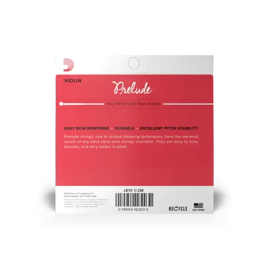 Daddario CORDA VIOLINO 1/2 Prelude Medium Tension (D   Ré)