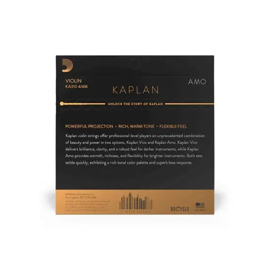 Daddario CORDA VIOLINO KA311 4/4M Kaplan Amo Medium Tension (E   Mi)