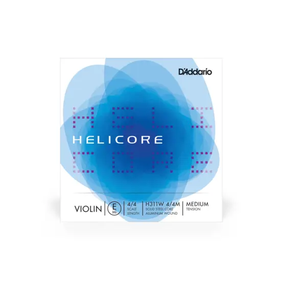 Daddario CORDA VIOLINO H311W 4/4M Helicore Aluminium Wound Medium Tension (E   Mi)