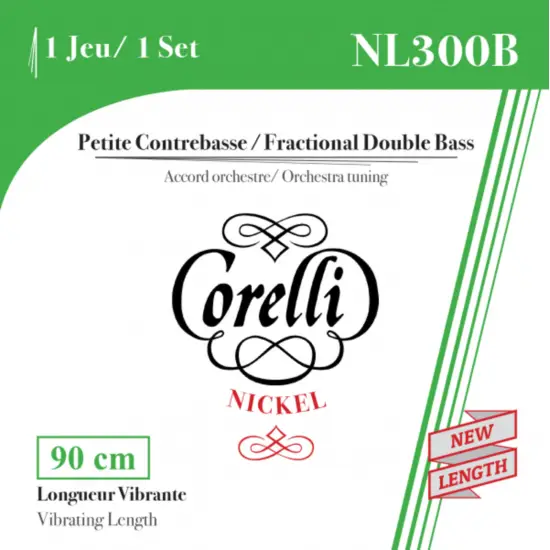 Corelli SET CORDAS CONTRABAIXO 1/4 NL300B