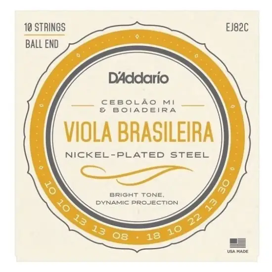 Daddario SET CORDAS Viola Brasileira EJ82C