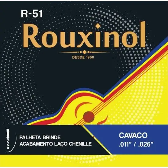 ROUXINOL SET CORDAS CAVAQUINHO BRASILEIRO R 51