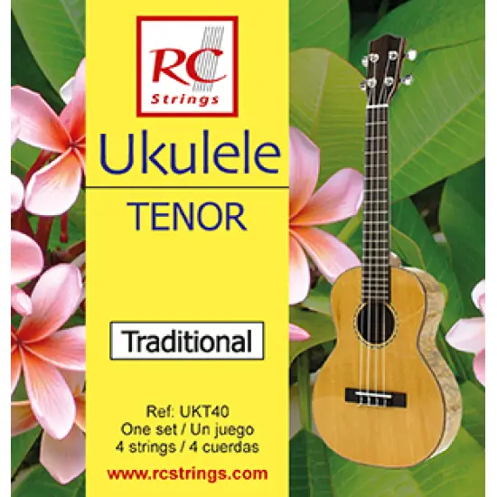 RC Strings SET CORDAS Ukulele UKT40 Tenor