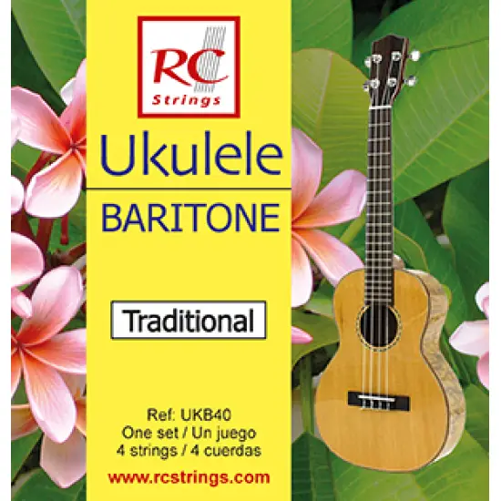 RC Strings SET CORDAS Ukulele UKB40 Baritono