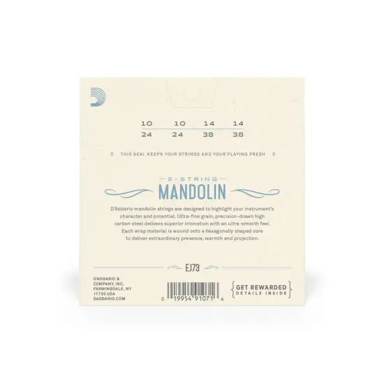 Daddario SET CORDAS BANDOLIM Light Set EJ73