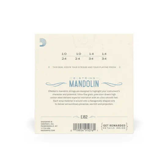 Daddario SET CORDAS BANDOLIM EJ62 Light 10 34