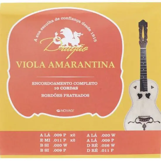 Dragão SET CORDAS Viola Amarantina 013