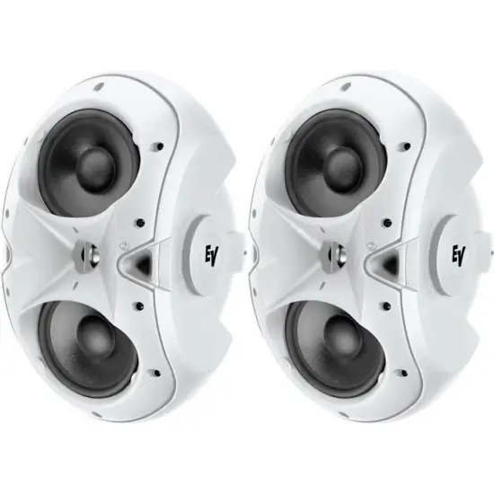 EV Electro Voice PAR COLUNAS Sonorização EVID 4.2 White