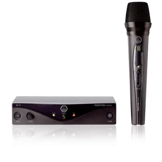 AKG SISTEMA MICROFONE MAO PW 45 Vocal Set BD A (530.025 559.000 MHz)