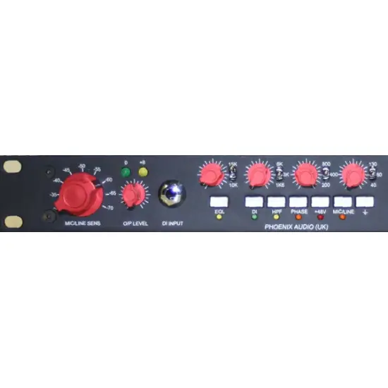 PHOENIX AUDIO PREAMP MICROFONE/DI/EQ DRS Q4