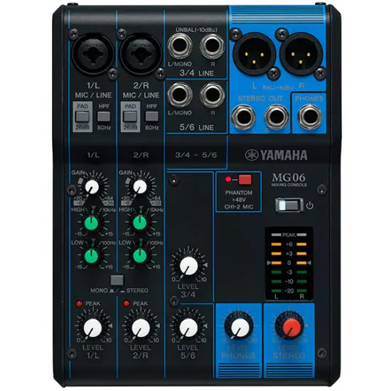 Yamaha MESA MISTURA MG 06
