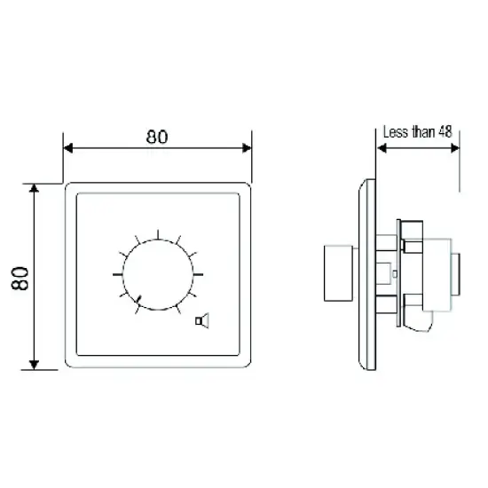 ITC AUDIO REGULADOR VOLUME T 675F