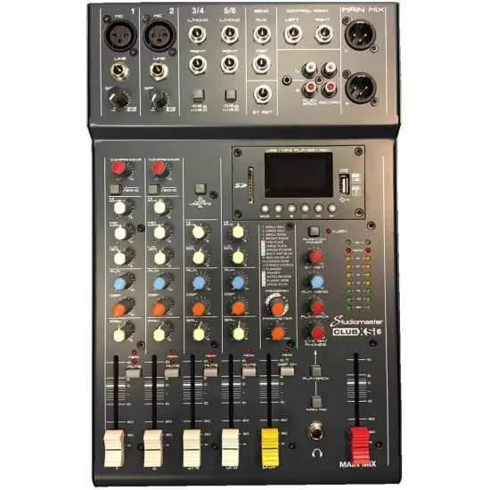 Studiomaster MESA MISTURA USB Club XS 6+