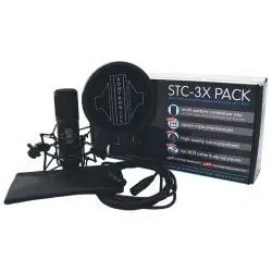 Sontronics PACK MICROFONE STC 3X Black