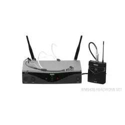 AKG SISTEMA MICROFONE CABEÇA WMS420 Headworn Set Band A (530.025 559.000 MHz)