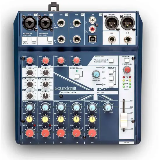 Soundcraft MESA MISTURA Notepad 8FX