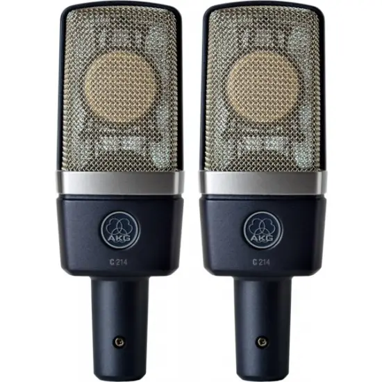 AKG PAR MICROFONES CONDENSADOR C 214 Matched Pair
