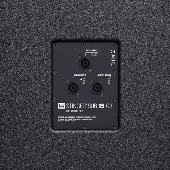 LD Systems COLUNA GRAVES PASSIVA Stinger Sub 15 G3