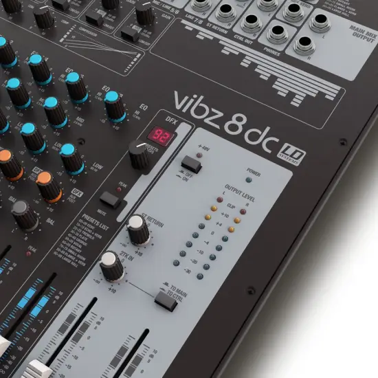 LD Systems MESA MISTURA ANALOGICA VIBZ 8 DC