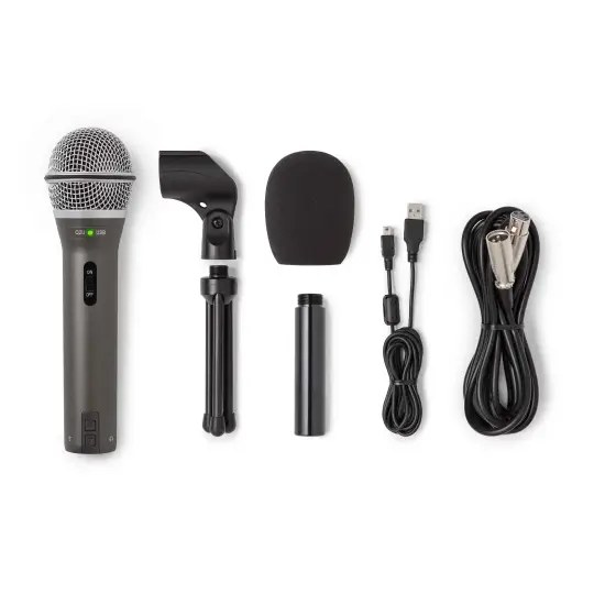 SAMSON MICROFONE MÃO USB Q2U